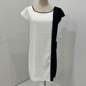 Express black and white dress (size M)
